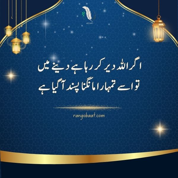 Agar Allah Dair Kr Raha Hai - Islamic Quote