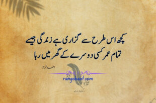 Kuch is tarah se guzari hai zindagi jaise - Ahmad Faraz Poetry